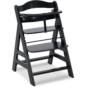 Chaise haute - alpha plus noir