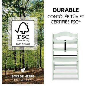 Chaise haute - alpha+ menthe