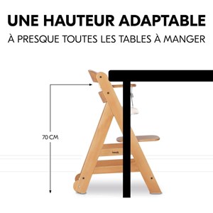 Chaise haute - beta+ natural