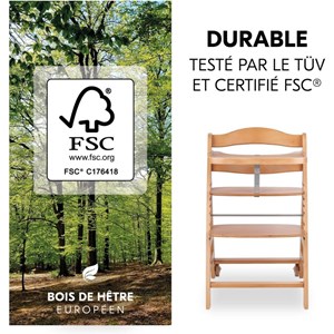 Chaise haute - beta+ natural