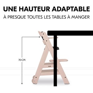 Chaise haute beta+ whitewashed