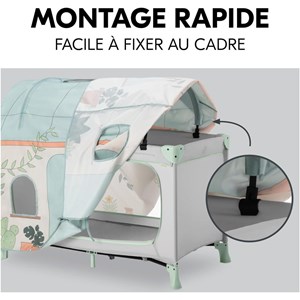 Tente pour lit de voyage plants