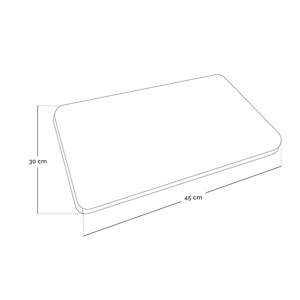 Coussin chauffant - 45 x 30 cm - cosy Beige