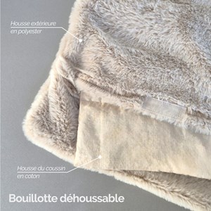 Coussin chauffant - 45 x 30 cm - cosy Beige