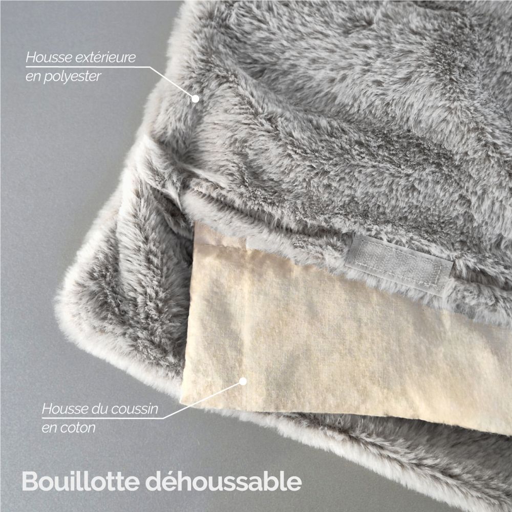 Bouillotte chauffante 10 x 22cm cosy Nature Découvertes