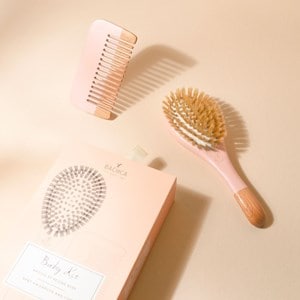 Coffret cheveux bébé rose