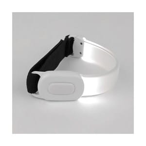 Bracelet lumineux blanc rechargeable