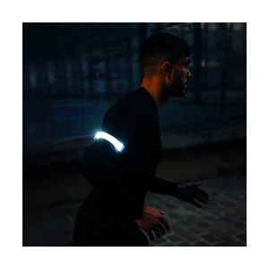 Bracelet lumineux blanc rechargeable