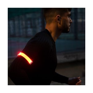 Bracelet lumineux rouge rechargeable