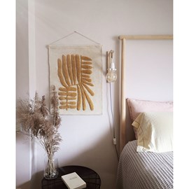 Deco murale minerva jaune