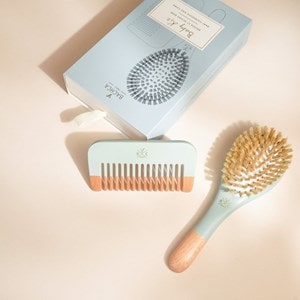 Coffret cheveux bébé bleu