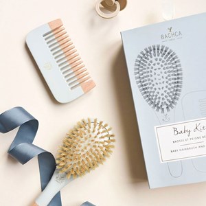Coffret cheveux bébé bleu