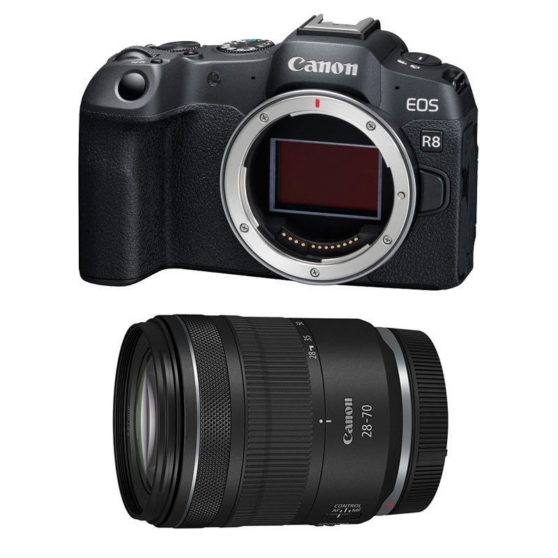 Canon eos r8 + rf 28-70mm f2.8 is usm