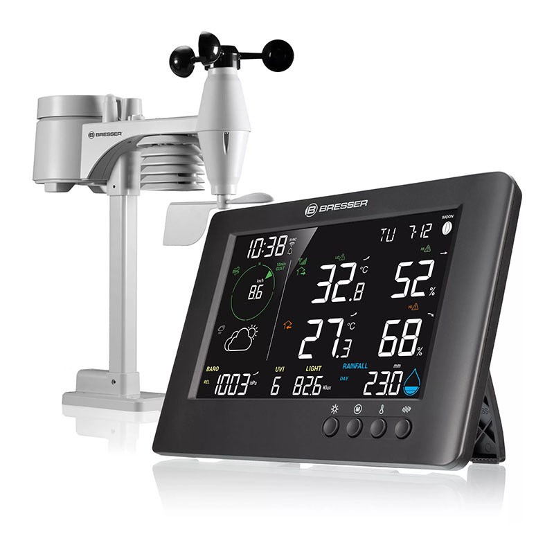 Bresser station météo sans fil 7 en 1 wifi tb- 7002582