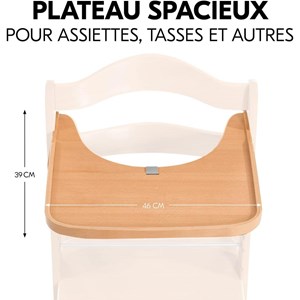 Plateau alpha en bois tray charcoal