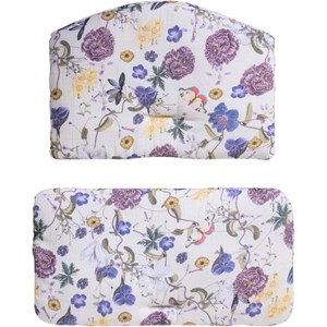 Alpha+ coussin chaise-haute beige floral