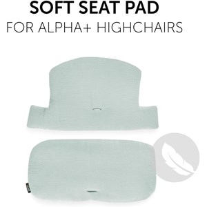 Coussin chaise-haute select muslin mint