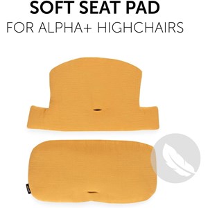 Coussin chaise-haute select muslin honey