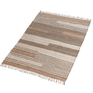 Tapis en jute et coton robin