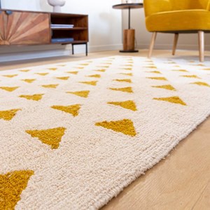 Tapis en coton baptiste