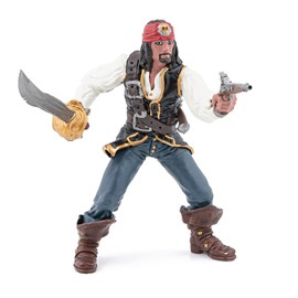 Figurine pirate au pistolet