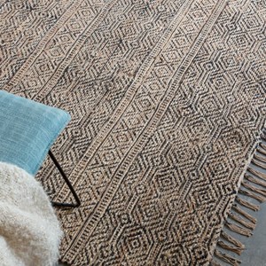 Tapis en jute et coton antonia