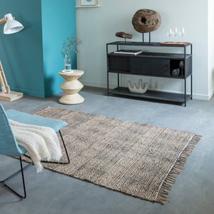 Tapis en jute et coton antonia