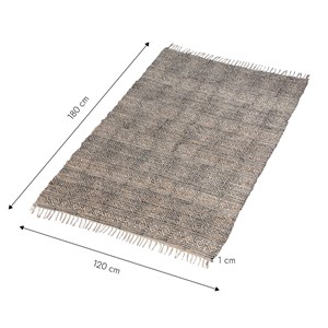 Tapis en jute et coton antonia