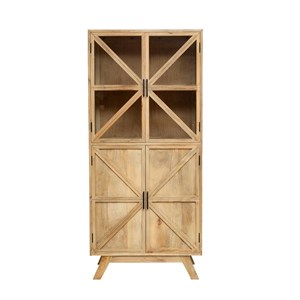 Vitrine en bois de manguier thalia