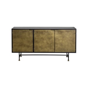 Buffet en laiton et métal