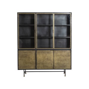 Vaisselier en laiton et métal