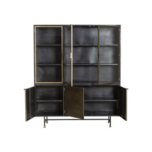 Vaisselier en laiton et métal