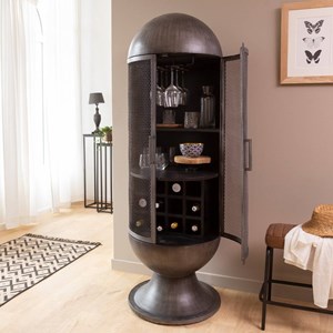 Meuble bar en métal