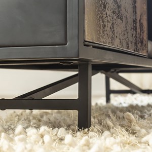 Meuble tv en métal industriel claudine