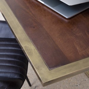 Bureau industriel style pupitre en métal