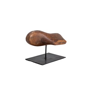 Sculpture en bois et métal