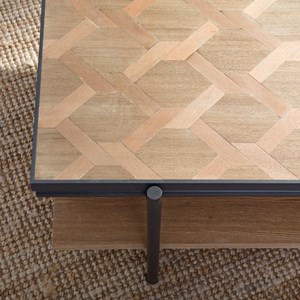 Table basse en bois et métal livia