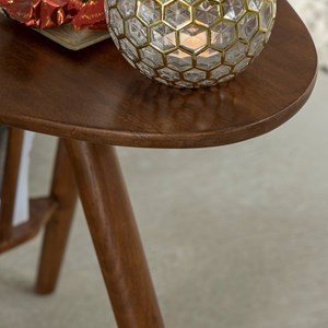 Bout de canapé en bois de manguier lino