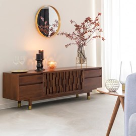 Meuble tv en bois de manguier xabi