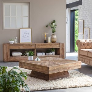 Meuble tv en bois recyclé 210 cm blaise