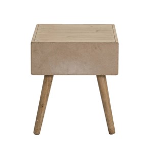 Table de chevet en bois de sapin