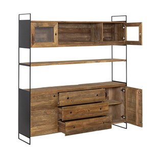 Vaisselier en bois recyclé 190cm blaise