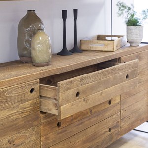 Vaisselier en bois recyclé 190cm blaise