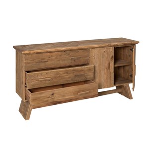 Buffet en bois recyclé 2 portes blaise