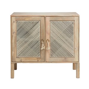 Petit buffet en bois de manguier indiana