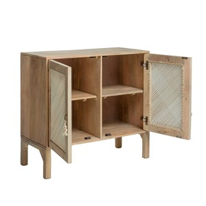 Petit buffet en bois de manguier indiana