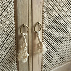 Petit buffet en bois de manguier indiana