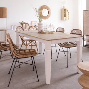 Table à manger en bois de manguier eden