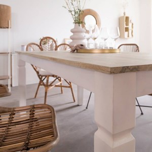 Table à manger en bois de manguier eden