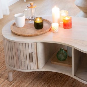 Table basse en bois de manguier macha